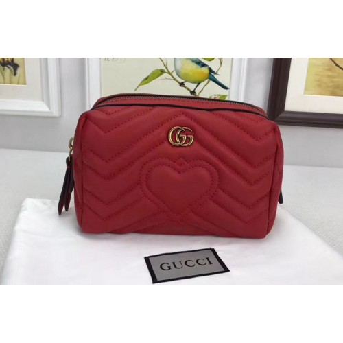 Gucci Marmont Cosmetic Case Red