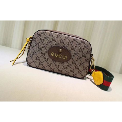Gucci Supreme messenger bags Coffee