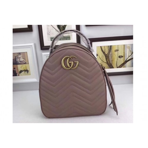 Gucci Marmont Quilted Leather Backpack