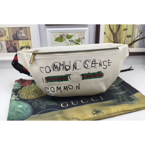 Gucci Calfskin Leather Pocket White