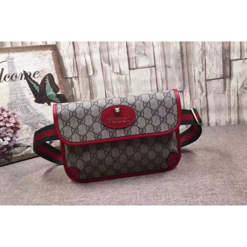 Gucci Supreme Belt Bag Red
