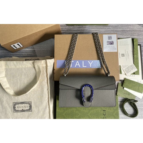 Gucci Dionysus small shoulder bag in Gray leather