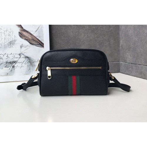 Gucci Ophidia mini bags Black Leather With Web