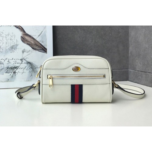 Gucci Ophidia mini bags White Leather With Web