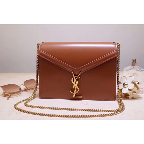 YSL Cassandra Monogram Clasp Bags In Tan Smooth Leather