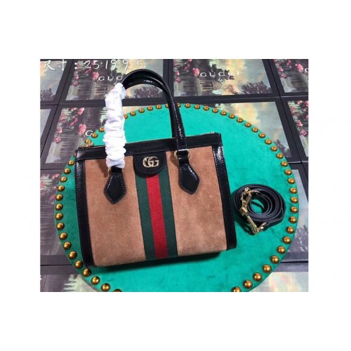 Gucci Ophidia small tote bags Brown Suede Gucci Ophidia small tote bags Brown Suede
