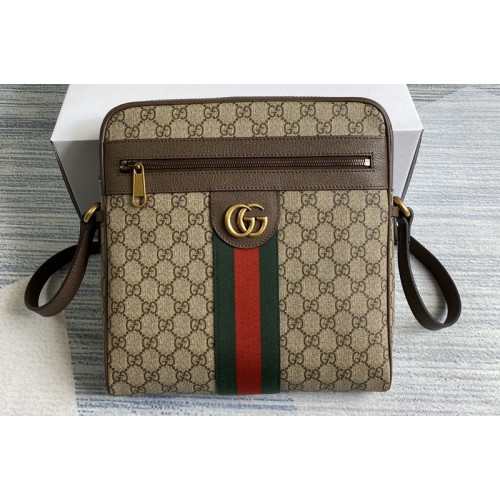 Gucci Ophidia messenger bag in Beige ebony Supreme canvas
