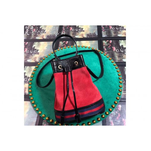 Gucci ‎ Ophidia Small bucket bags Red Suede