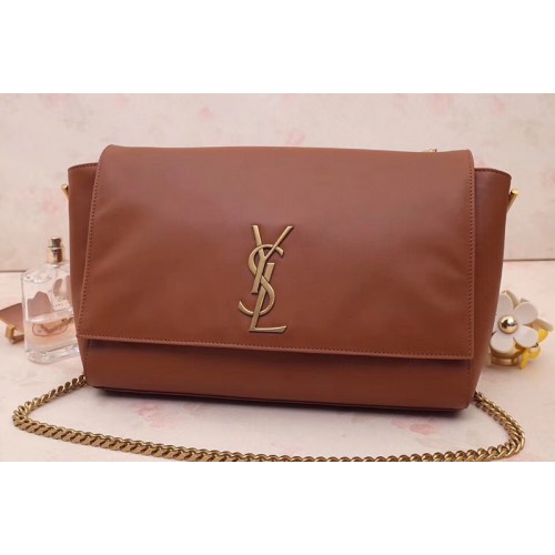 YSL Kate Small Bags In Tan Grain De Poudre Embossed Leather