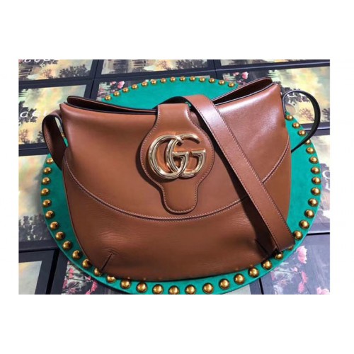 Gucci Arli medium shoulder bag Brown Leather