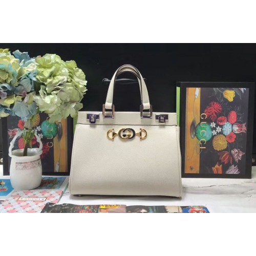 Gucci Zumi grainy leather small top handle bags white grainy leather Gucci Zumi grainy leather small top handle bags white grainy leather