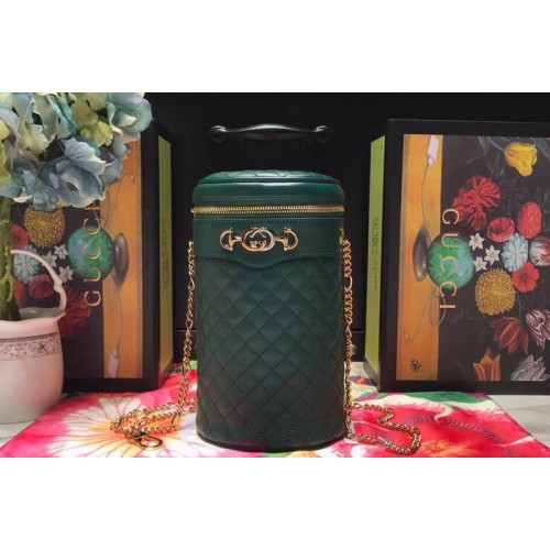 Gucci Quilted leather belt bags Green Leather