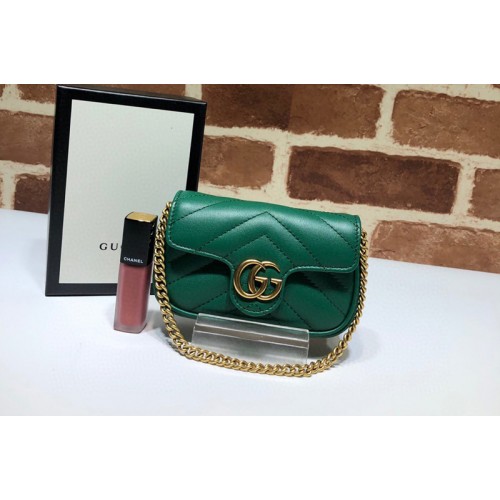 Gucci Marmont mini coins bag in Green Leather Gucci Marmont mini coins bag in Green Leather