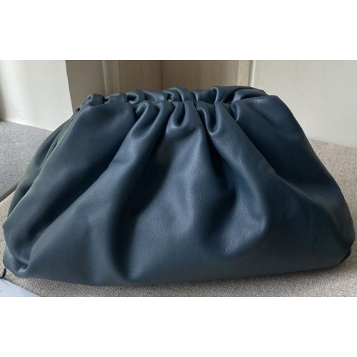 Bottega Veneta pouch bag Soft oversize clutch in Blue Nappa leather