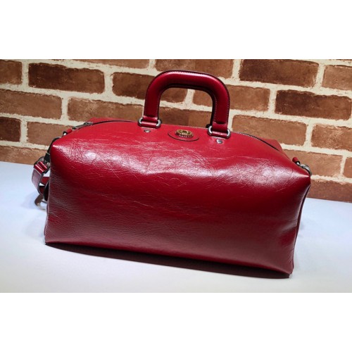 Gucci Soft leather backpack in Red soft leather