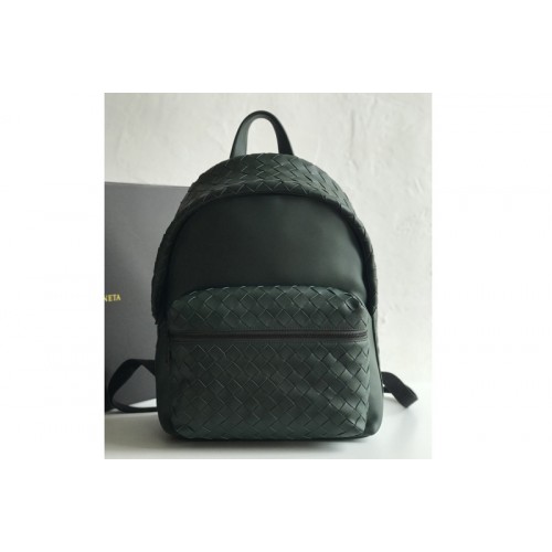 Bottega Veneta BV Backpack In Green woven calfskin