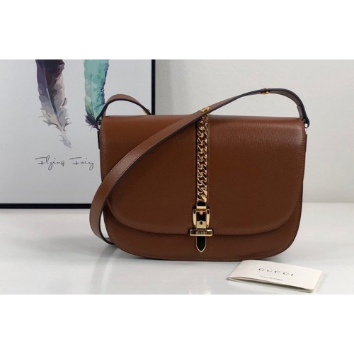 Gucci Sylvie 1969 small shoulder bag in Brown Leather Gucci Sylvie 1969 small shoulder bag in Brown Leather