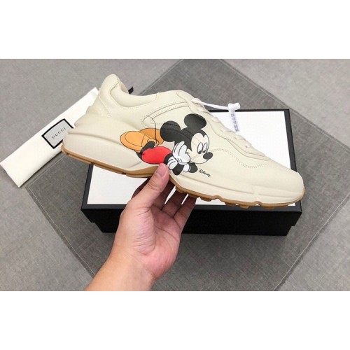 Mens and Womens Gucci Disney x Gucci Rhyton sneaker