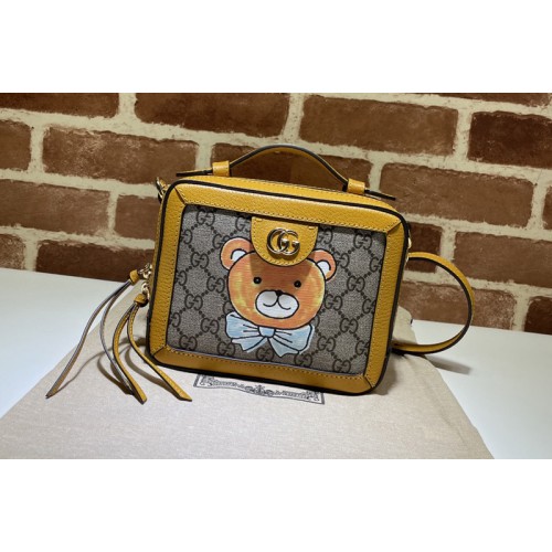 Gucci Ophidia mini shoulder bag in Beige ebony Supreme