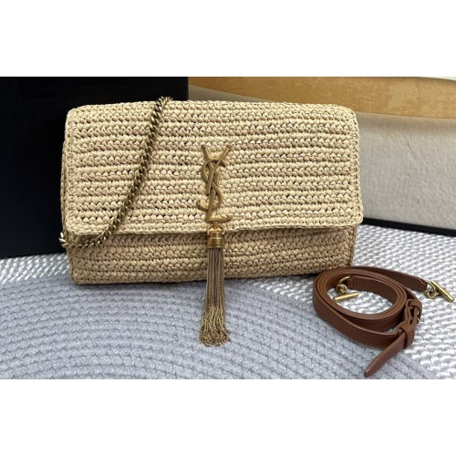 YSL KATE 99 TASSEL bag IN RAFFIA