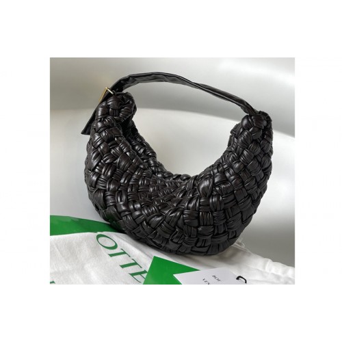 Bottega Veneta Banana Hobo bag in Black handwoven Calfskin leather