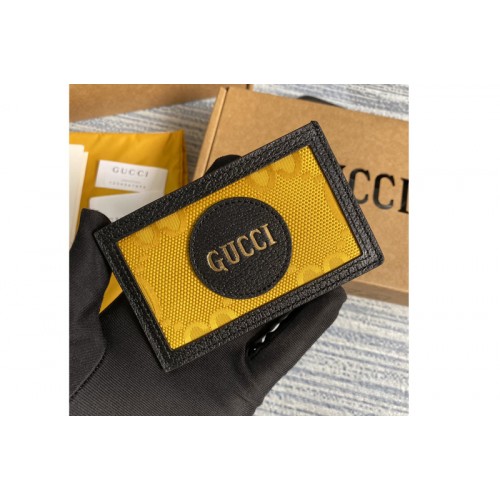 Gucci Off The Grid card case in Yellow nylon