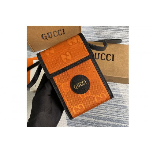 Gucci Off The Grid mini bag in Orange nylon