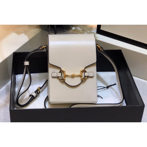Gucci Horsebit 1955 mini bag in White leather Gucci Horsebit 1955 mini bag in White leather