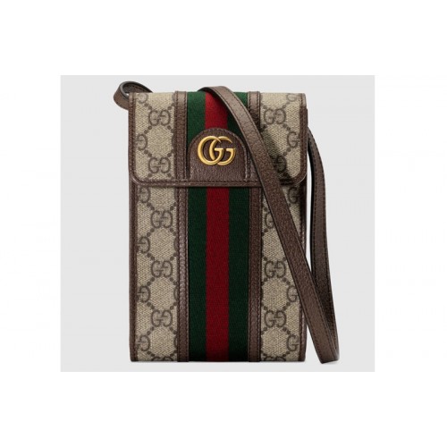 Gucci Ophidia mini bag in Beige ebony Supreme canvas