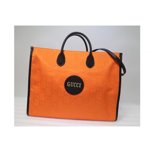 Gucci Off The Grid tote bag in Orange nylon
