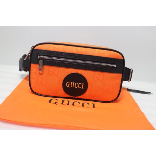 Gucci Off The Grid belt bag in Orange nylon