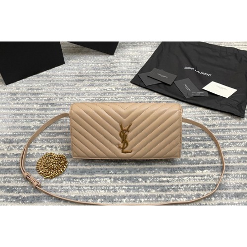 YSL KATE 99 Bag IN Beige QUILTED LAMBSKIN With Gold Chain