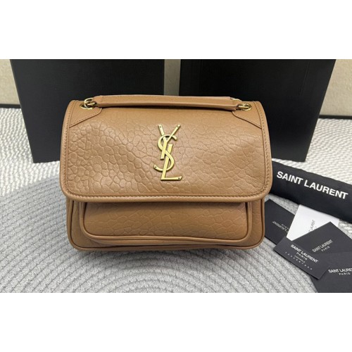 YSL NIKI Baby Bag in Dark Cork grained lambskin