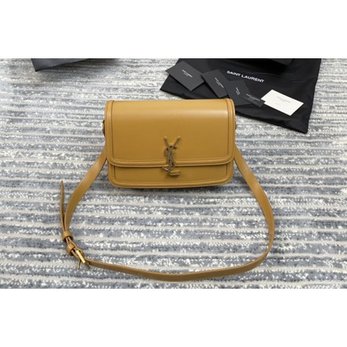 YSL SOLFERINO SMALL SATCHEL IN Natural Yellow Box Leather