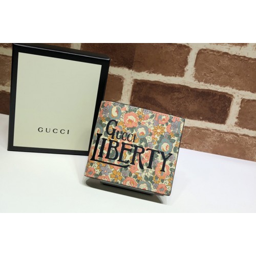 Gucci Folding Wallet in Floral Print Liberty
