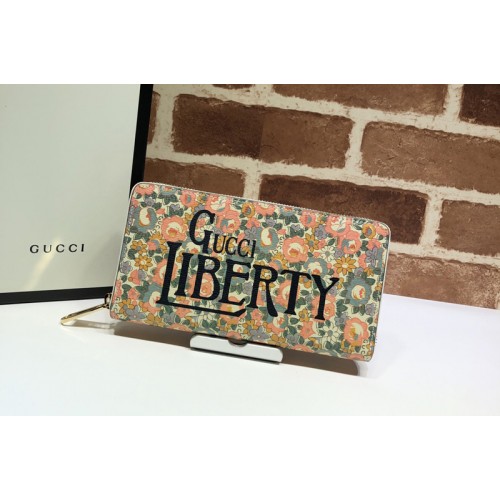 Gucci Zip Around Wallet in Floral Print Liberty Gucci Zip Around Wallet in Floral Print Liberty