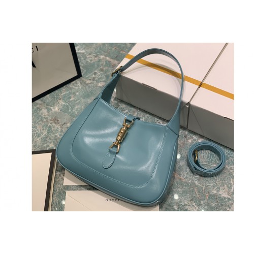 Gucci Jackie 1961 small shoulder bag in Light blue leather