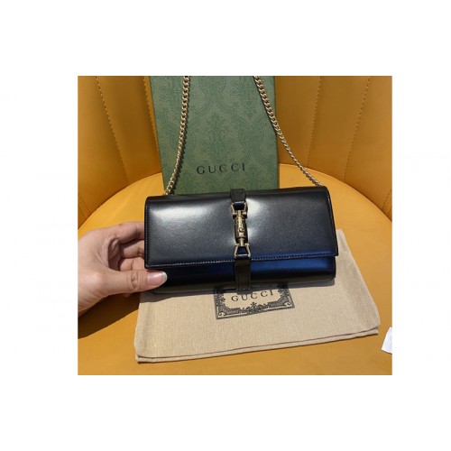 Gucci Jackie 1961 chain wallet in Black leather