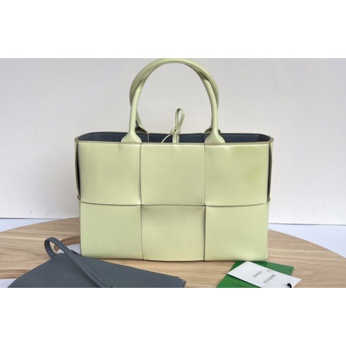 Bottega Veneta Arco Mini tote bag in Yellow maxi Intrecciato Nappa leather