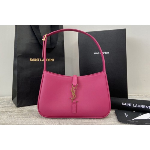 YSL LE 5 À 7 HOBO BAG IN Pink Smooth LEATHER