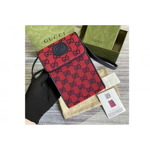 Gucci Multicolor mini bag in Red and blue canvas