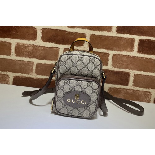 Gucci Neo Vintage mini bag in Beige and ebony Supreme canvas