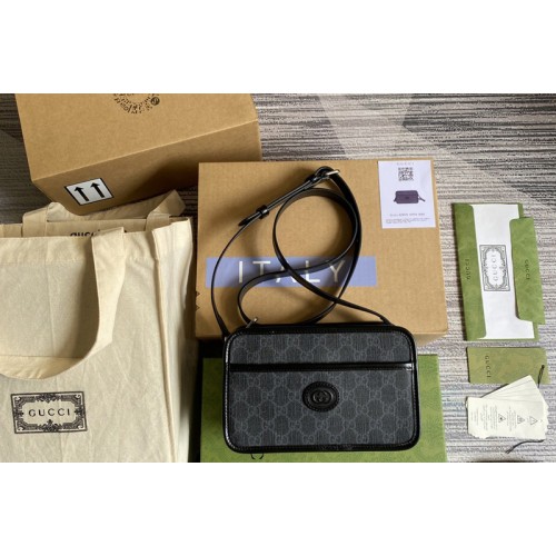 Gucci Mini bag with Interlocking G in Black Supreme canvas Gucci Mini bag with Interlocking G in Black Supreme canvas