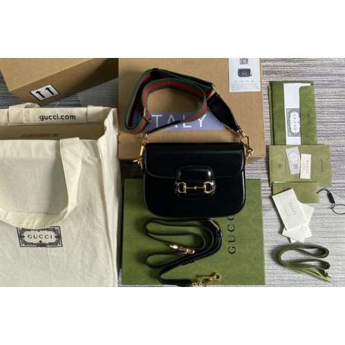 Gucci Horsebit 1955 mini bag in Black leather Gucci Horsebit 1955 mini bag in Black leather