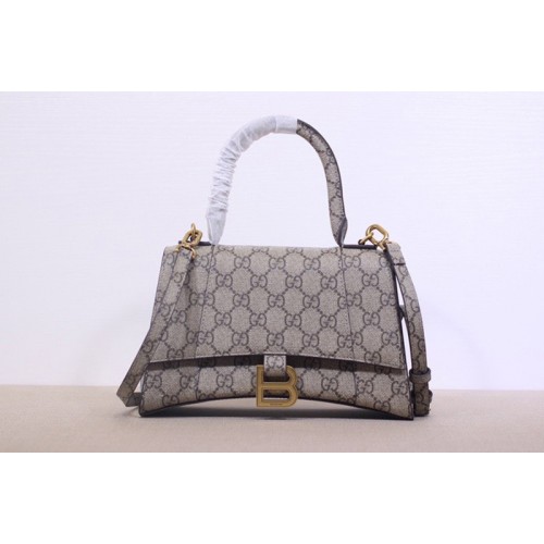 Gucci x Balenciaga Large Hobo Bag in Supreme Canvas