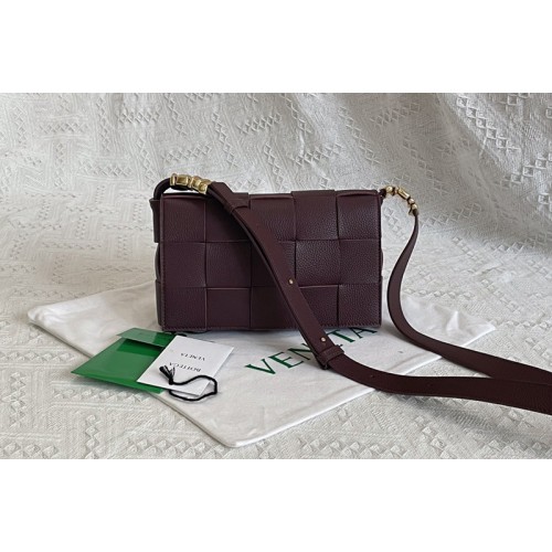 Bottega Veneta Cassette cross-body bag in Penny Intreccio leather