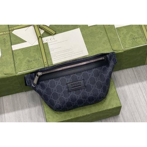 Gucci Bestiary belt bag with bees in Black Supreme canvas