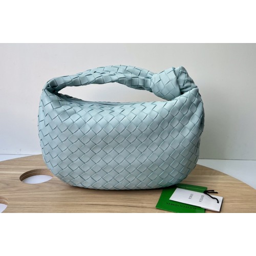 Bottega Veneta Teen intrecciato leather shoulder bag on Blue Leather