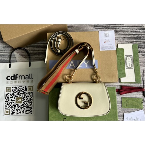 Gucci Blondie mini bag in White leather