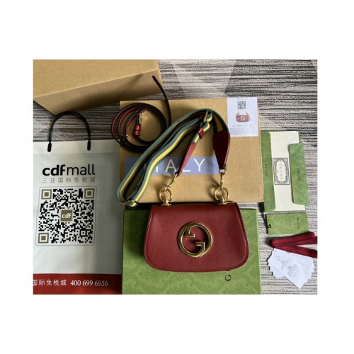 Gucci Blondie mini bag in Red leather